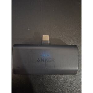 Anker - Nano Power Bank (5,000mAh, 22.5W) w/ Built-in Foldable USB-C Connector